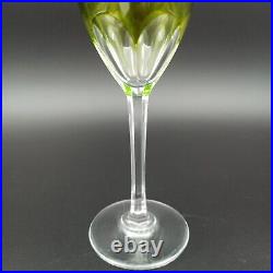 BACCARAT 1 ROEMER / VERRE À VIN DU RHIN EN CRISTAL COULEUR Modèle GENOVA