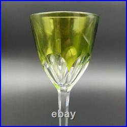 BACCARAT 1 ROEMER / VERRE À VIN DU RHIN EN CRISTAL COULEUR Modèle GENOVA