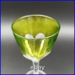 BACCARAT 1 ROEMER / VERRE À VIN DU RHIN EN CRISTAL COULEUR Modèle GENOVA