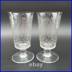 BACCARAT 2 VERRES À EAU EN CRISTAL Modèle DJEDDAH