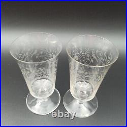 BACCARAT 2 VERRES À EAU EN CRISTAL Modèle DJEDDAH