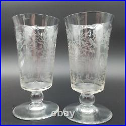 BACCARAT 2 VERRES À EAU EN CRISTAL Modèle DJEDDAH