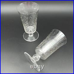 BACCARAT 2 VERRES À EAU EN CRISTAL Modèle DJEDDAH