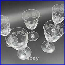 BACCARAT 5 VERRES À PORTO EN CRISTAL Modèle BEAUHARNAIS