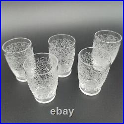 BACCARAT 5 VERRES GOBELETS À LIQUEUR EN CRISTAL Modèle ROHAN