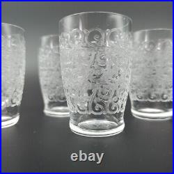 BACCARAT 5 VERRES GOBELETS À LIQUEUR EN CRISTAL Modèle ROHAN