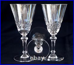 BACCARAT 5 Verres à Eau Ecailles et Palmettes Cristal Taillé 1916