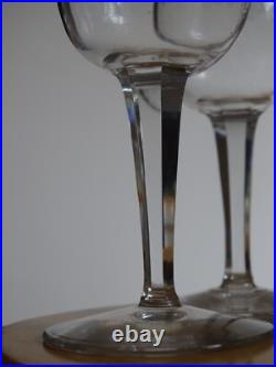 BACCARAT 6 ANCIENS VERRES A APERITIF CRISTAL MOD 8403 POMPADOUR 1920 ht 12 cm