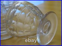 BACCARAT 6 ANCIENS VERRES A APERITIF EN CRISTAL MODELE CHARMES ht 6 cm