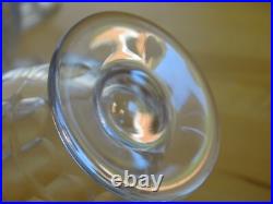 BACCARAT 6 ANCIENS VERRES A APERITIF EN CRISTAL MODELE CHARMES ht 6 cm