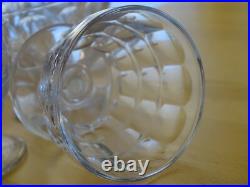 BACCARAT 6 ANCIENS VERRES A APERITIF EN CRISTAL MODELE CHARMES ht 6 cm