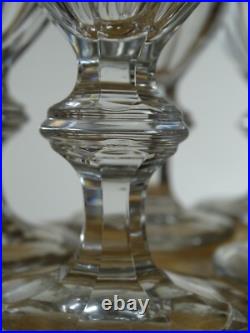 BACCARAT 6 ANCIENS VERRES A VIN 19 EME CRISTAL MODELE DAVOUST ht 12,5 cm 9 cls BACCARAT 6 ANCIENS VERRES A VIN 19 EME CRISTAL MODELE DAVOUST ht 12,5 cm 9 cls