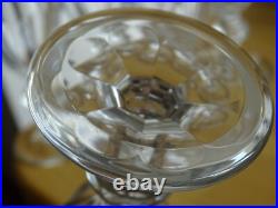 BACCARAT 6 ANCIENS VERRES A VIN 19 EME CRISTAL MODELE DAVOUST ht 12,5 cm 9 cls BACCARAT 6 ANCIENS VERRES A VIN 19 EME CRISTAL MODELE DAVOUST ht 12,5 cm 9 cls