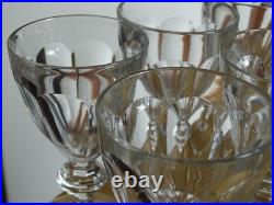 BACCARAT 6 ANCIENS VERRES A VIN 19 EME CRISTAL MODELE DAVOUST ht 12,5 cm 9 cls BACCARAT 6 ANCIENS VERRES A VIN 19 EME CRISTAL MODELE DAVOUST ht 12,5 cm 9 cls
