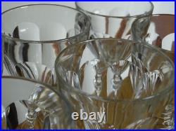 BACCARAT 6 ANCIENS VERRES A VIN 19 EME CRISTAL MODELE DAVOUST ht 12,5 cm 9 cls BACCARAT 6 ANCIENS VERRES A VIN 19 EME CRISTAL MODELE DAVOUST ht 12,5 cm 9 cls
