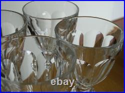 BACCARAT 6 ANCIENS VERRES A VIN 19 EME CRISTAL MODELE DAVOUST ht 12,5 cm 9 cls BACCARAT 6 ANCIENS VERRES A VIN 19 EME CRISTAL MODELE DAVOUST ht 12,5 cm 9 cls