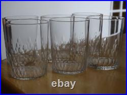 BACCARAT 6 ANCIENS VERRES VIN BLANC CRISTAL GOBELET RICHELIEU ht 7 cm 10 cls
