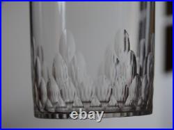 BACCARAT 6 ANCIENS VERRES VIN BLANC CRISTAL GOBELET RICHELIEU ht 7 cm 10 cls