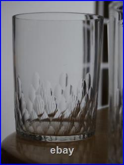 BACCARAT 6 ANCIENS VERRES VIN BLANC CRISTAL GOBELET RICHELIEU ht 7 cm 10 cls