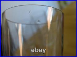 BACCARAT 6 ANCIENS VERRES VIN ROUGE CRISTAL GOBELET ECAILLES ht 8 cm 12 cls