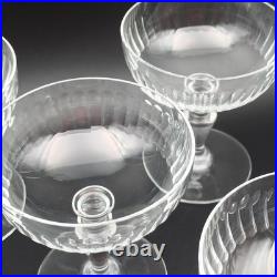 BACCARAT 6 COUPES À CHAMPAGNE EN CRISTAL Modèle RENAISSANCE lot1