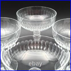 BACCARAT 6 COUPES À CHAMPAGNE EN CRISTAL Modèle RENAISSANCE lot1