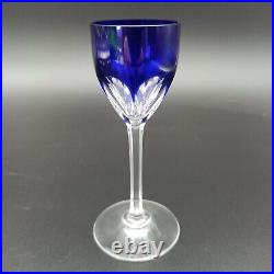 BACCARAT 6 VERRES À LIQUEUR EN CRISTAL COULEUR Modèle GENOVA