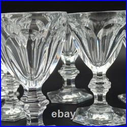 BACCARAT 6 VERRES À VIN BLANC EN CRISTAL Modèle HARCOURT BACCARAT 6 VERRES À VIN BLANC EN CRISTAL Modèle HARCOURT