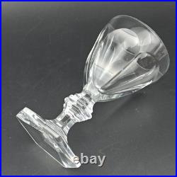 BACCARAT 6 VERRES À VIN BLANC EN CRISTAL Modèle HARCOURT