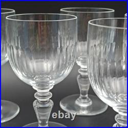 BACCARAT 6 VERRES À VIN ROUGE EN CRISTAL Modèle RENAISSANCE lot2