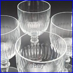 BACCARAT 6 VERRES À VIN ROUGE EN CRISTAL Modèle RENAISSANCE lot2