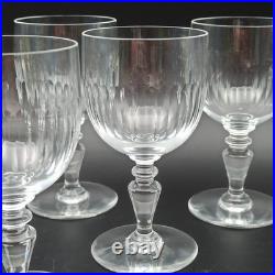 BACCARAT 6 VERRES À VIN ROUGE EN CRISTAL Modèle RENAISSANCE lot2