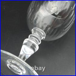 BACCARAT 6 VERRES À VIN ROUGE EN CRISTAL Modèle RENAISSANCE lot2