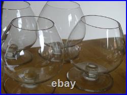 BACCARAT 6 VERRES DEGUSTATION COGNAC EN CRISTAL MODELE CHEVERNY 1930 ht 9,5 cm BACCARAT 6 VERRES DEGUSTATION COGNAC EN CRISTAL MODELE CHEVERNY 1930 ht 9,5 cm