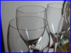BACCARAT 6 VERRES VIN CHAMPAGNE DEGUSTATION CRISTAL MODELE SAINT REMY ht 17,5 cm BACCARAT 6 VERRES VIN CHAMPAGNE DEGUSTATION CRISTAL MODELE SAINT REMY ht 17,5 cm