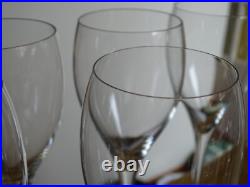 BACCARAT 6 VERRES VIN CHAMPAGNE DEGUSTATION CRISTAL MODELE SAINT REMY ht 17,5 cm BACCARAT 6 VERRES VIN CHAMPAGNE DEGUSTATION CRISTAL MODELE SAINT REMY ht 17,5 cm
