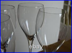 BACCARAT 6 VERRES VIN CHAMPAGNE DEGUSTATION CRISTAL MODELE SAINT REMY ht 17,5 cm BACCARAT 6 VERRES VIN CHAMPAGNE DEGUSTATION CRISTAL MODELE SAINT REMY ht 17,5 cm