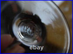 BACCARAT 6 VERRES VIN CHAMPAGNE DEGUSTATION CRISTAL MODELE SAINT REMY ht 17,5 cm BACCARAT 6 VERRES VIN CHAMPAGNE DEGUSTATION CRISTAL MODELE SAINT REMY ht 17,5 cm