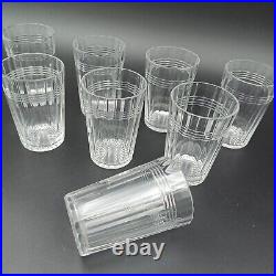 BACCARAT 8 VERRES GOBELETS EN CRISTAL Modèle CHICAGO lot2