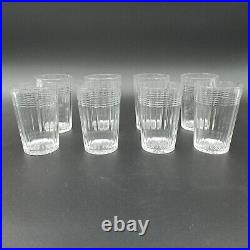 BACCARAT 8 VERRES GOBELETS EN CRISTAL Modèle CHICAGO lot2