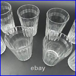 BACCARAT 8 VERRES GOBELETS EN CRISTAL Modèle CHICAGO lot2