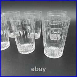 BACCARAT 8 VERRES GOBELETS EN CRISTAL Modèle CHICAGO lot2