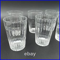 BACCARAT 8 VERRES GOBELETS EN CRISTAL Modèle CHICAGO lot2