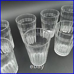 BACCARAT 8 VERRES GOBELETS EN CRISTAL Modèle CHICAGO lot2