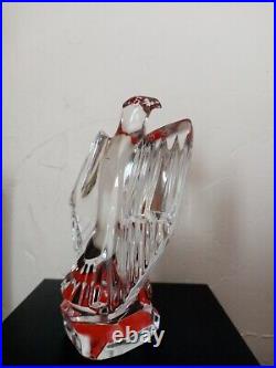 BACCARAT Aigle dressé en cristal h17,3 cm Très bon état 1,150 kg