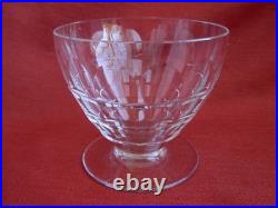 BACCARAT, CHARMES, SERIE DE 6 VERRES A EAU EN CRISTAL TAILLE, EPOQUE XXème