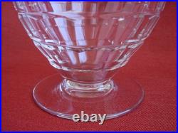 BACCARAT, CHARMES, SERIE DE 6 VERRES A EAU EN CRISTAL TAILLE, EPOQUE XXème