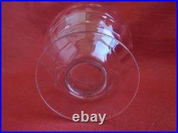 BACCARAT, CHARMES, SERIE DE 6 VERRES A EAU EN CRISTAL TAILLE, EPOQUE XXème