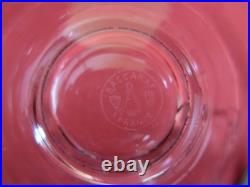 BACCARAT, CHARMES, SERIE DE 6 VERRES A EAU EN CRISTAL TAILLE, EPOQUE XXème BACCARAT, CHARMES, SERIE DE 6 VERRES A EAU EN CRISTAL TAILLE, EPOQUE XXème