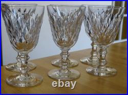 BACCARAT CRISTAL 6 VERRES PORTO APERITIF MODELE ARMAGNAC ht 11 cm